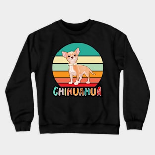 Vintage Retro Chihuahua Crewneck Sweatshirt